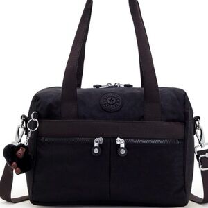 Kipling Klara Crossbody Functional Double Handle Pockets *** NO Monkey Keychain